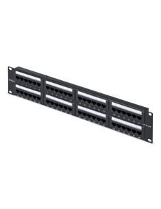 StarTech.com Panel de Parcheo 2U de 48 Puertos Cat6 RJ45 de Montaje