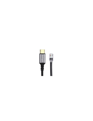 StarTech.com Adaptador USB-C a RJ9 para Auriculares con Micrófono -