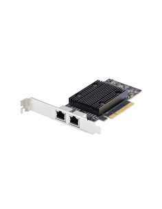 StarTech.com Tarjeta de Red Ethernet PCIe de 2 Puertos RJ45 de 10Gb -
