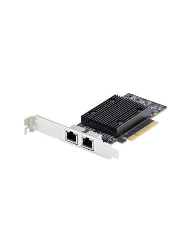 StarTech.com Tarjeta de Red Ethernet PCIe de 2 Puertos RJ45 de 10Gb -