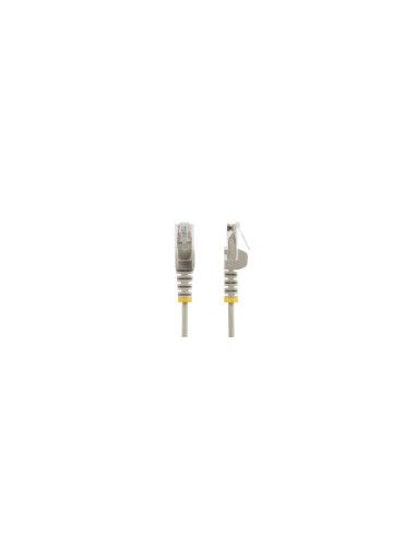 StarTech.com Cable de Red Ethernet CAT6 Delgado sin Enganches Gris de