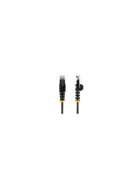 StarTech.com Cable de Red Ethernet CAT6 Delgado sin Enganches Negro