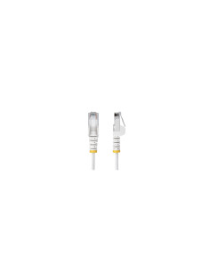 StarTech.com Cable de Red Ethernet CAT6 Delgado sin Enganches Blanco 2