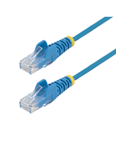 StarTech.com Cable de Red Ethernet CAT6 Delgado sin Enganches Azul de