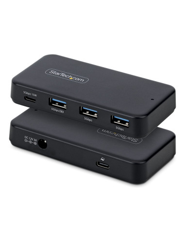 StarTech.com Hub USB-C y Tipo A de 4 Puertos - Ladrón USB de 5Gbps -