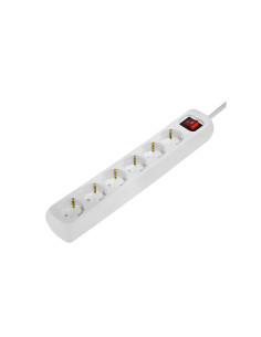 Hama 69223783 base múltiple 1,4 m 6 salidas AC Interior Blanco