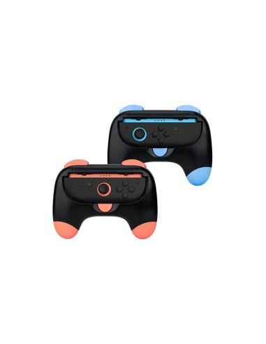 DOBE PACK CONTROLER GRIP CON AGARRE ROJO AZUL NINTENDO SWITCH 2 6972520258633