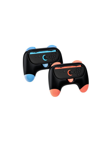 DOBE PACK CONTROLER GRIP CON AGARRE ROJO AZUL NINTENDO SWITCH 2 6972520258633