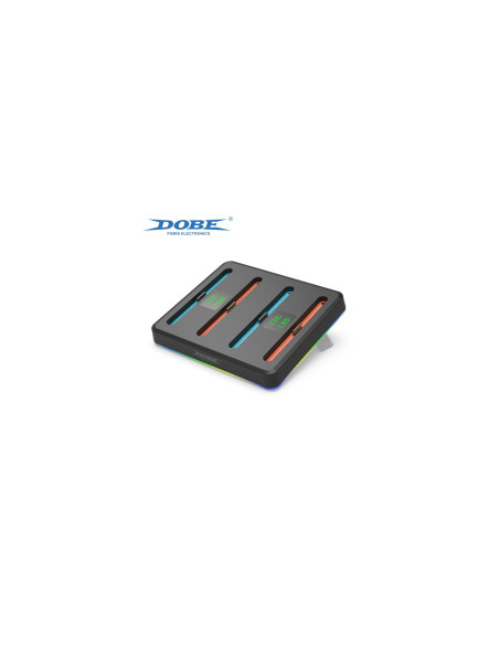 DOBE BASE CARGA MULTIPLE HORIZONTAL LED JOYCON NINTENDO SWITCH 2 6972520258688