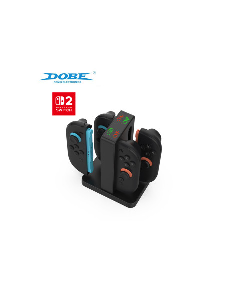 DOBE BASE DE CARGA MULTIPLE JOYCON NINTENDO SWITCH 2 6972520258763