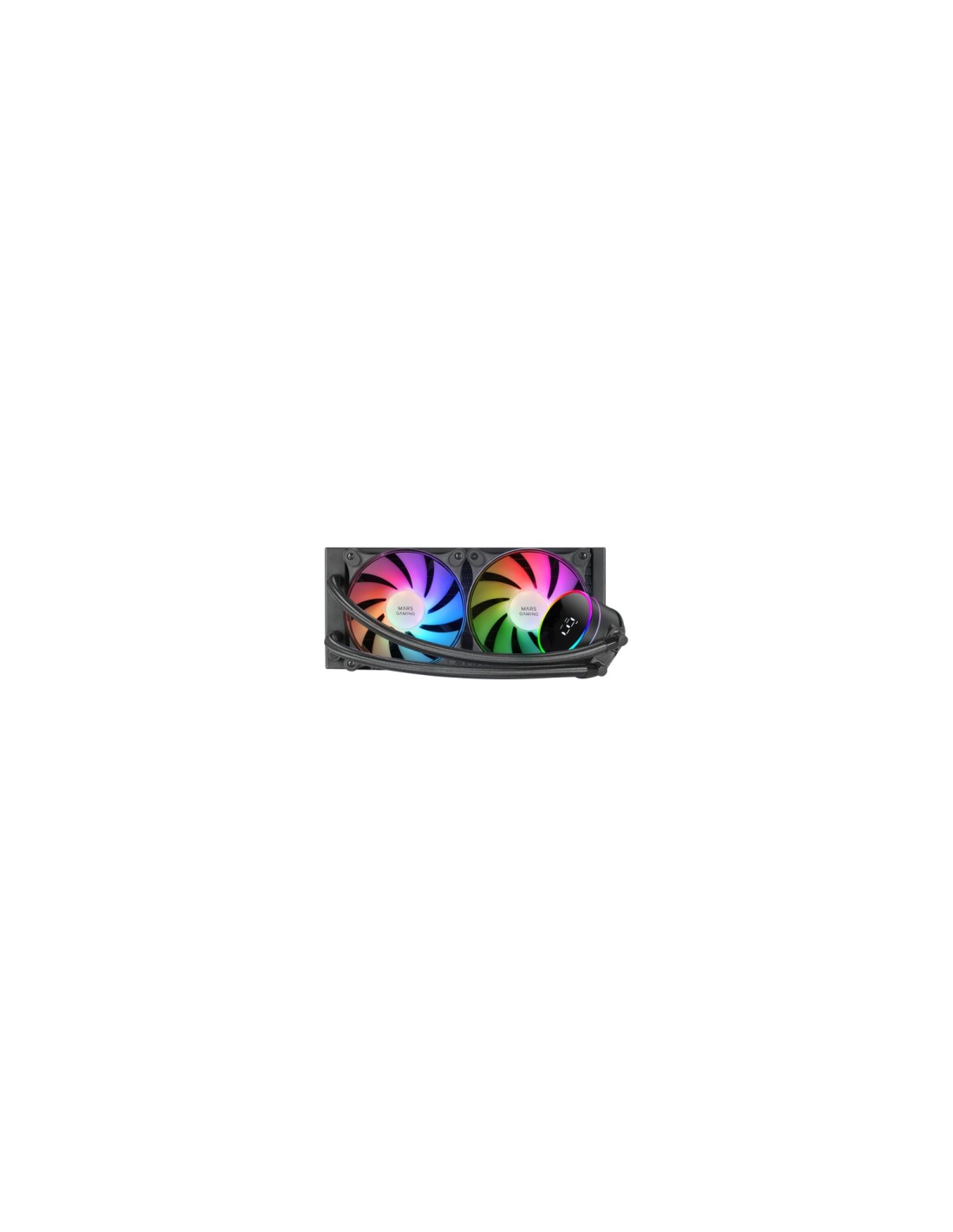 Mars Gaming ML-LCD240 Procesador Kit de refrigeración líquida 12 cm Negro 1 pieza(s)