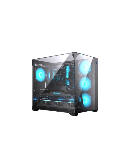 Hiditec Chasis ATX GAMING SKY BLACK USB 3.1 TYPE-C