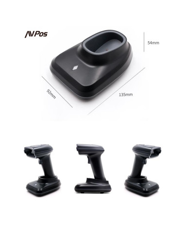 LECTOR AVPOS CODIGOS 1D + 2D +QR BT230 WIRELESS 2.4 + BLUETOOTH + USB