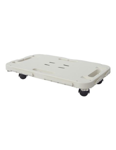 PLATAFORMA RECTANGULAR CON RUEDAS 480X290X38MM ARTPLAST