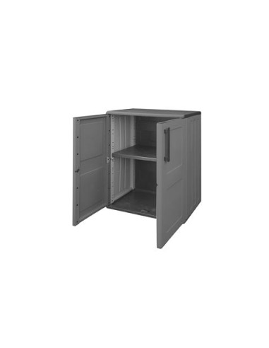 ARMARIO BAJO DE MEDIA ALTURA ESTANTE REGULABLE 680X370X840MM ARTPLAST