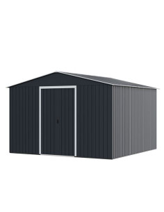 CASETA DE METAL | PUERTAS CORREDERAS 300X304.5X214.5CM (9.14M2) ANTRACITA 2