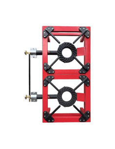 FOGÓN / HORNILLO DE GAS REFORZADO ALTA POTENCIA 2 FUEGOS 80X40CM MUVIP 2
