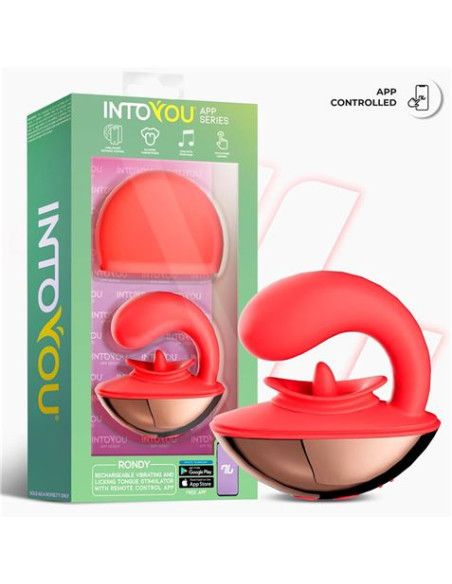 ESTIMULADOR CLITORIS CON VIBRADOR Y LENGUA RONDY INTOYOU