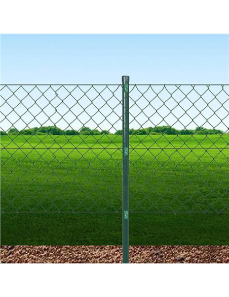 MALLA DE VALLADO PLASTIFICADA 60X60X2.9MM 1.5X25 METROS SUNGARDEN