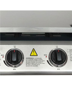 PLANCHA DE ASAR 2 FUEGOS INOXIDABLE MUVIP 2
