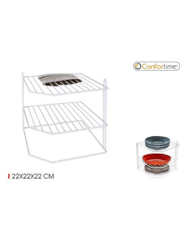 ESTANTE ORGANIZADOR ESQUINERO COCINA BLANCO