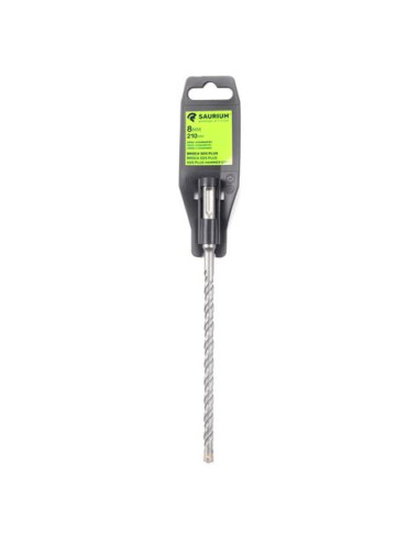 BROCA SDS PLUS, CRUZ PARA HORMIGON 8X210mm. SAURIUM