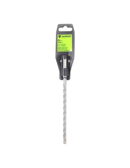 BROCA SDS PLUS, CRUZ PARA HORMIGON 8X210mm. SAURIUM