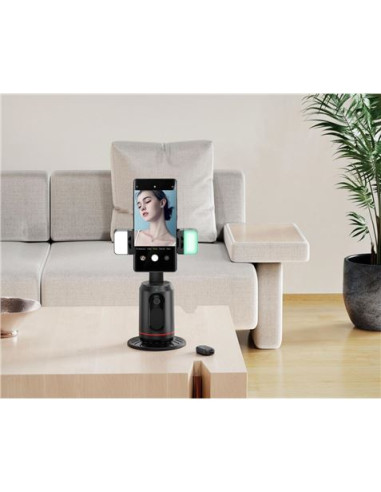 SOPORTE SMARTPHONE LUCES SEGUIMIENTO FACIAL 360 BLUETOOTH XO