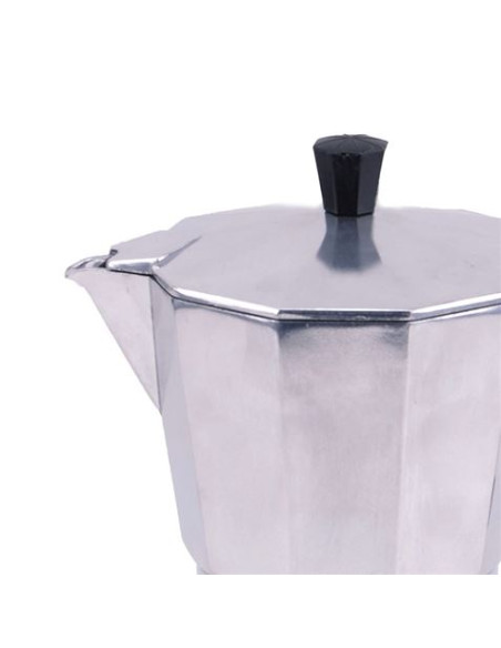 CAFETERA 9 TAZAS ALUMINIO ANTIADHERENTE MUVIP