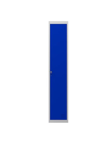 TAQUILLA METÁLICA 1 PUERTA 1800X300X500MM AZUL CROMAD