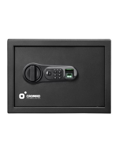 CAJA FUERTE ELECTRÓNICA CON DETECTOR DE HUELLA 250X350X250MM CROMAD