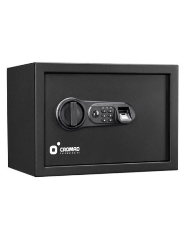 CAJA FUERTE ELECTRÓNICA CON DETECTOR DE HUELLA 250X350X250MM CROMAD