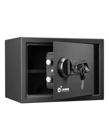 CAJA FUERTE ELECTRÓNICA CON DETECTOR DE HUELLA 250X350X250MM CROMAD
