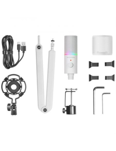 MICROFONO MMIC-XT BLANCO | BRAZO REGULABLE | RGB | ACCESORIOS | MARS
