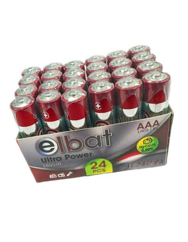 PACK 24 PCS PILAS ALCALINAS LR03/AAA ELBAT