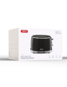 TOSTADORA VINTAGE 850W NEGRO PLATA XOCF7 XO 2