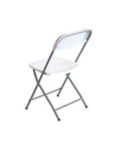 SILLA RESINA PLEGABLE 80X50X45CM BLANCA SUNGARDEN 2