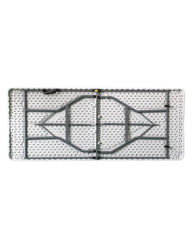 MESA DE RESINA PLEGABLE 180X70X74CM 3.5CM SUNGARDEN