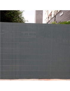 CAÑIZO PLÁSTICO DOBLE CARA 2X3 METROS GRIS OSCURO SUNGARDEN 2