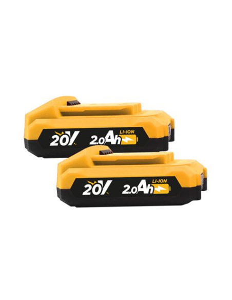 TALADRO PERCUTOR 20V | 2 BATERIAS 2AH + 50 ACCESORIOS BLIM