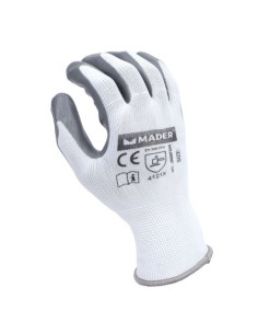GUANTES DE PROTECCION POLIESTER + NITRILO XL MADER 2