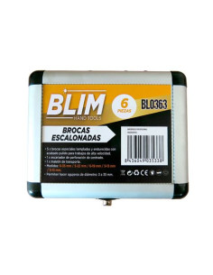 JUEGO 6 PCS BROCAS ESCALONADAS BLIM 2