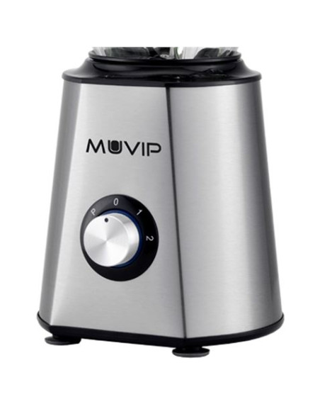 BATIDORA INOXIDABLE VASO CRISTAL 1500W 1.5 LITROS MUVIP