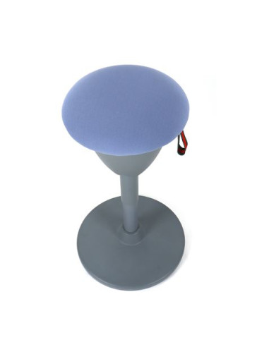TABURETE MULTIUSOS BALANCIN DESIGN ROJO CROMAD