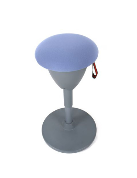 TABURETE MULTIUSOS BALANCIN DESIGN ROJO CROMAD