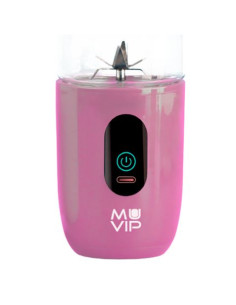 BATIDORA DE VASO PORTÁTIL RECARGABLE COLOR DESIGN 460ML ROSA MUVIP 2