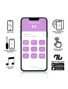 HUEVO MASTURBADOR VIBRADOR FEMENINO CON APP ROSA/AZUL INTOYOU 2