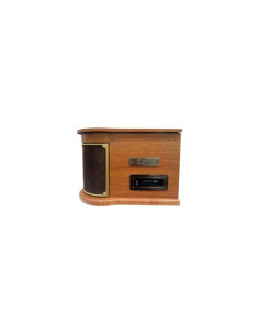 TOCADISCOS DE MADERA RETRO | CD | FM | BT | CASSETTE | PXRC52CDWD SUNSTECH 2