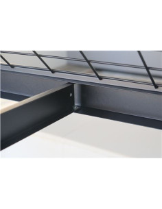 ESTANTERIA METÁLICA INDUSTRIAL NEGRA 4 BALDAS 195X183X61CM BLIM 2