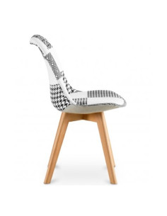 PACK 2 SILLAS DESIGN D400 TELA PATCHWORK MUVIP 2
